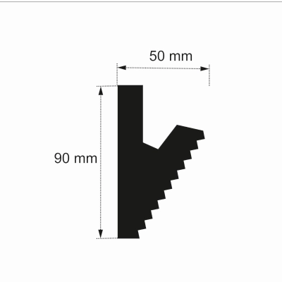 Profil LED Wohnzimmer - 8 Meter OL-33